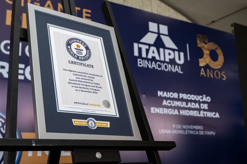 Itaipu é também recordista na categoria 