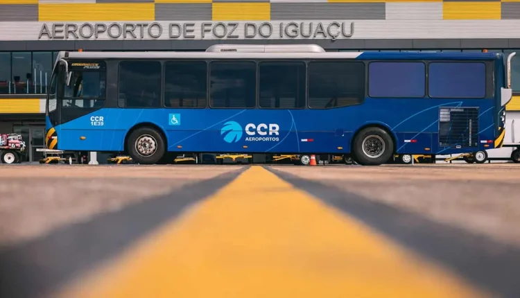 Aeroporto de Foz do Iguaçu, administrado pela concessionária CCR, está passando por processo de reforma e ampliação da capacidade. Foto: Divulgação/CCR Aeroportos