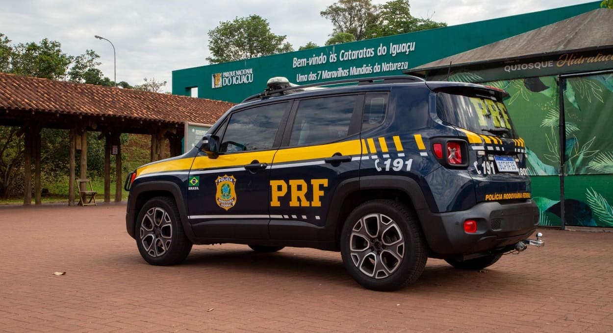 Acesso à área interna do Parque Nacional do Iguaçu é restrito. Foto: Pedro Carneiro/PRF