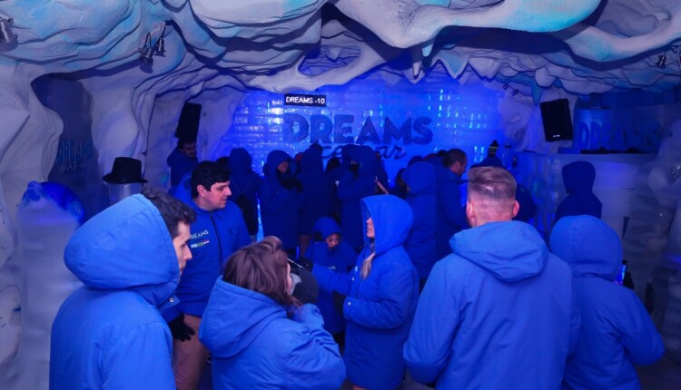 Interior do Dreams Ice Bar. Foto: Reprodução/Complexo Dreams Park Show