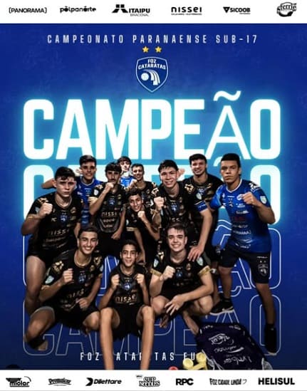 Foz Cataratas campeão do Paranaense Sub-17