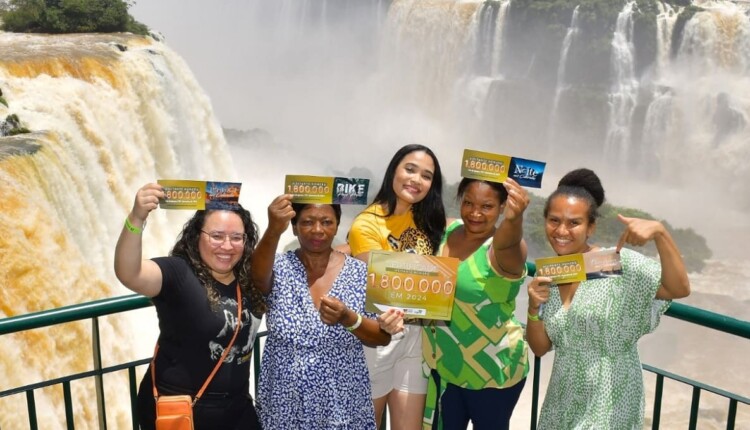 Família de Letícia recebeu cortesias para os passeios no Parque Nacional do Iguaçu.