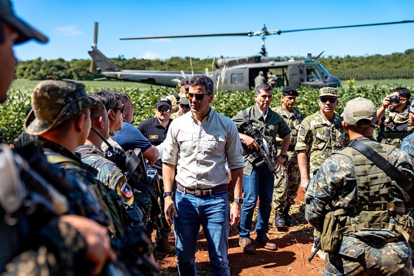 Presidente do Paraguai, Santiago Peña, parabenizou os participantes da operação. 