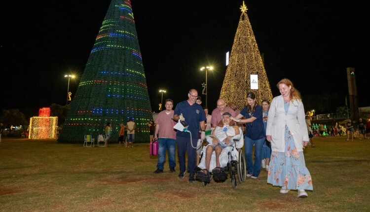 Geson pediu aos familiares para visitar o Natal no Gramadão.