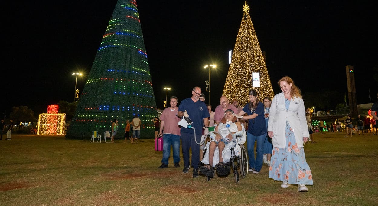 Geson pediu aos familiares para visitar o Natal no Gramadão.