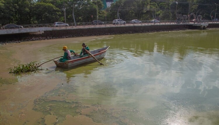 Lago da República fica na área central de Ciudad del Este.