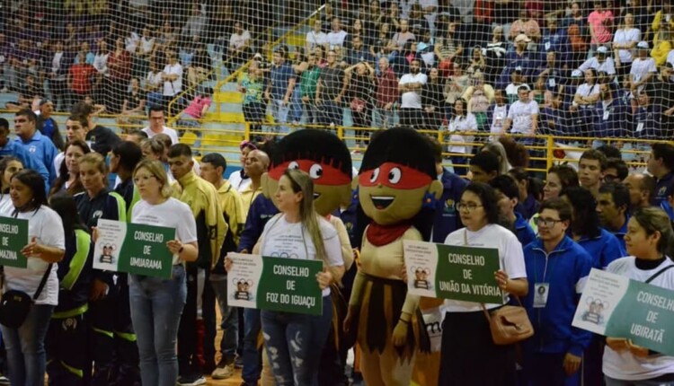 Evento da Apae em Foz do Iguaçu, com o patrocínio de Itaipu.