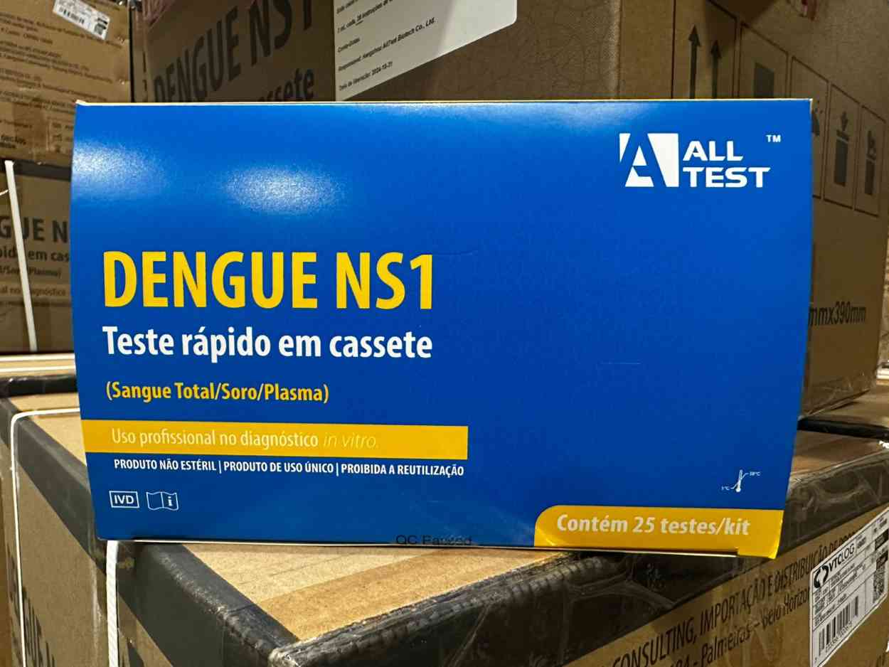 Testes rápidos de dengue serão entregues às cidades do Paraná