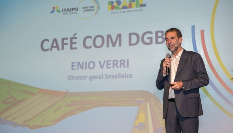 Apresentação sobre os dois anos de gestão em Itaipu ocorreu durante o evento Café com DGB.