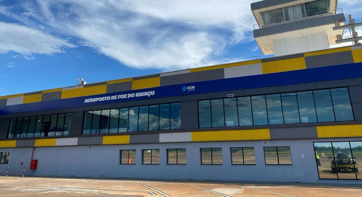 Após a homologação, aeroporto de Foz do Iguaçu terá a segunda maior pista do Sul do Brasil.