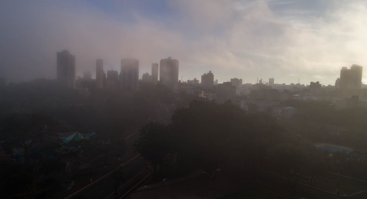 Há previsão, até mesmo, de nevoeiro para a manhã de domingo (16) em Foz do Iguaçu.